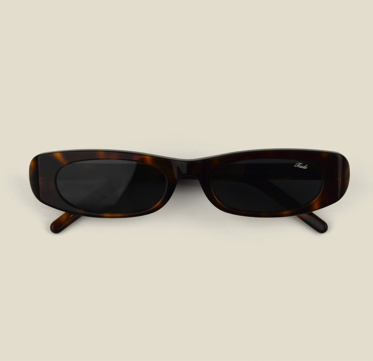 TUDI Kai Havana eyewear, front view