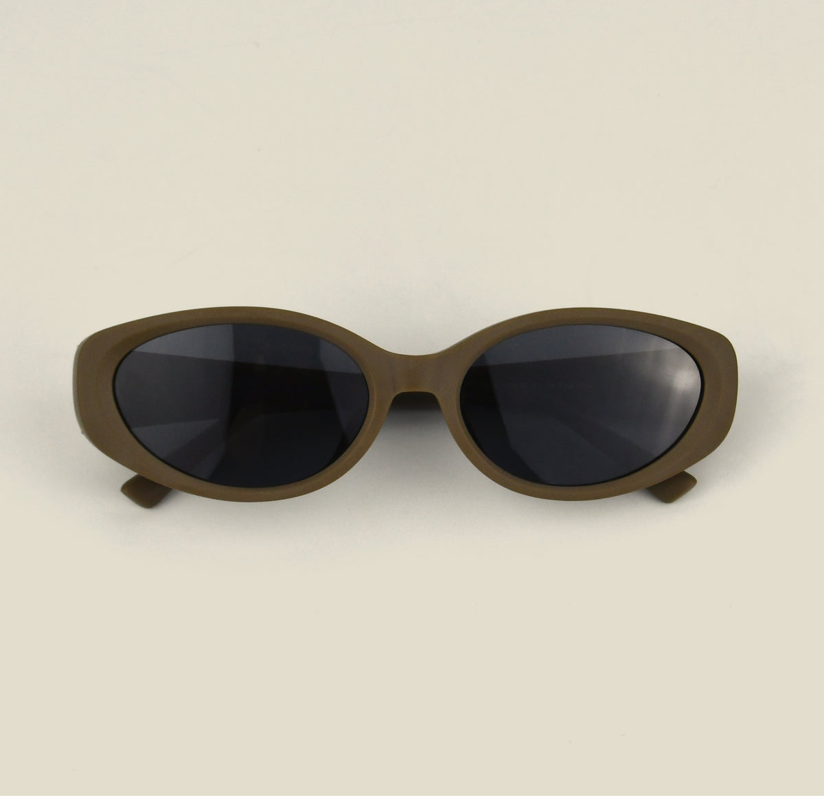 TUDI Leone Khaki eyewear, front view