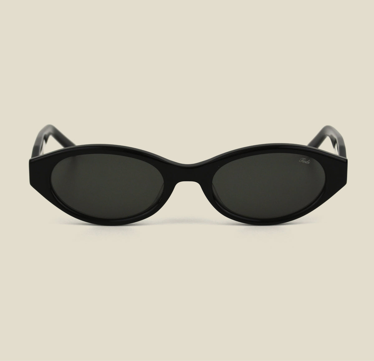 TUDI Mabel Black eyewear, front view