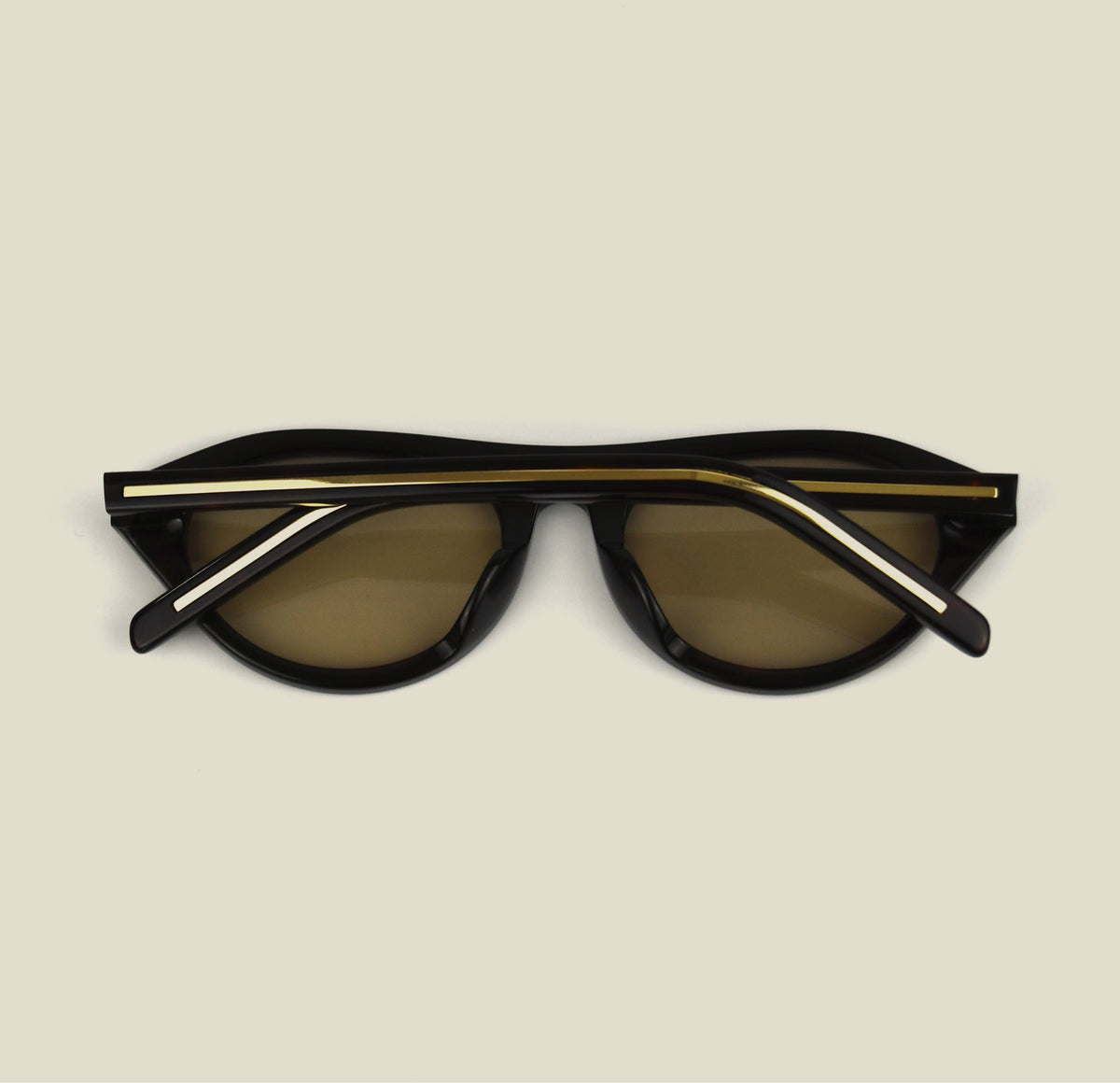 TUDI Rocky Black with light tinted lenses eyewear, rear view