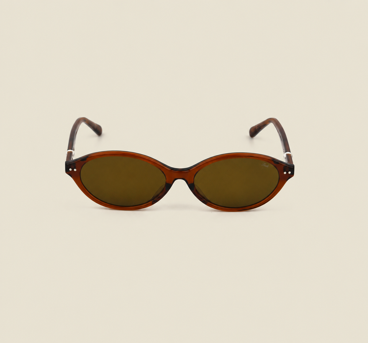 TUDI Ayla Brown eyewear, front view