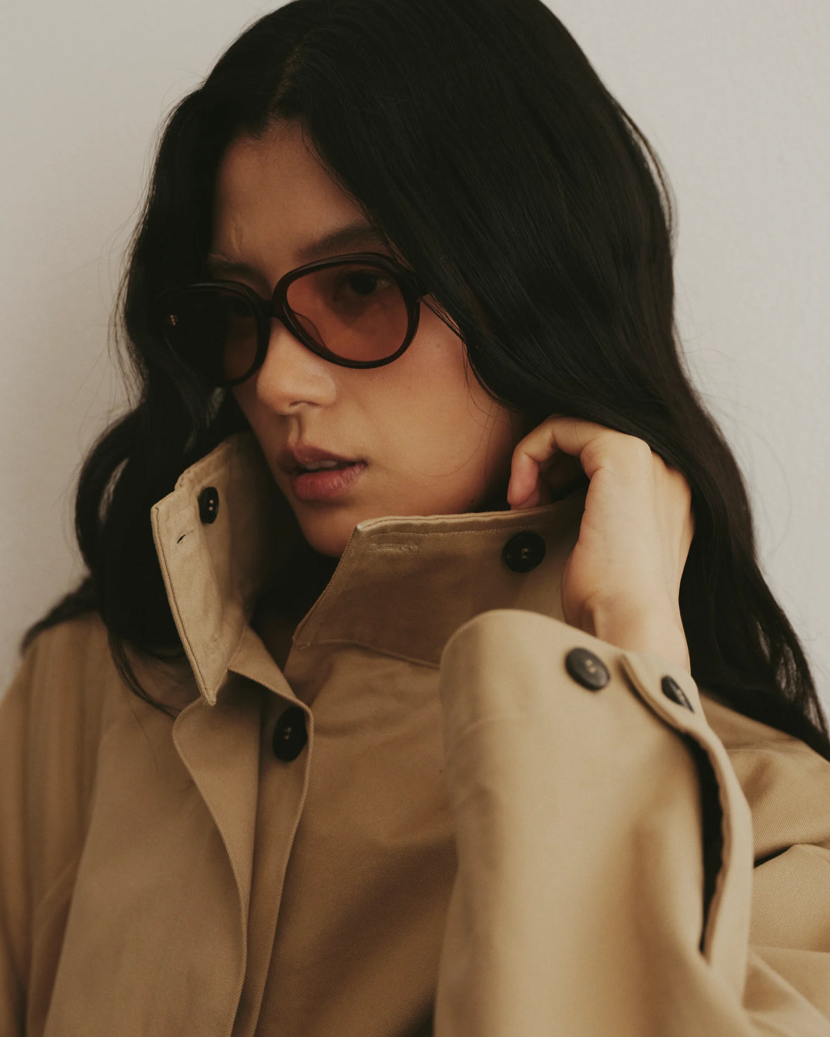 TUDI Clay Red Wine eyewear, lifestyle