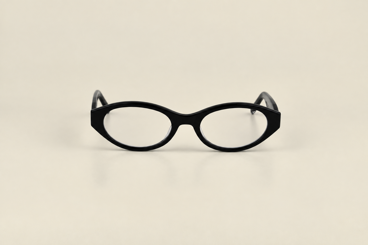 TUDI Jolie Black eyewear, front view