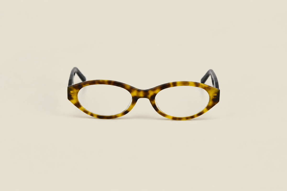 TUDI Jolie Havana eyewear, front view