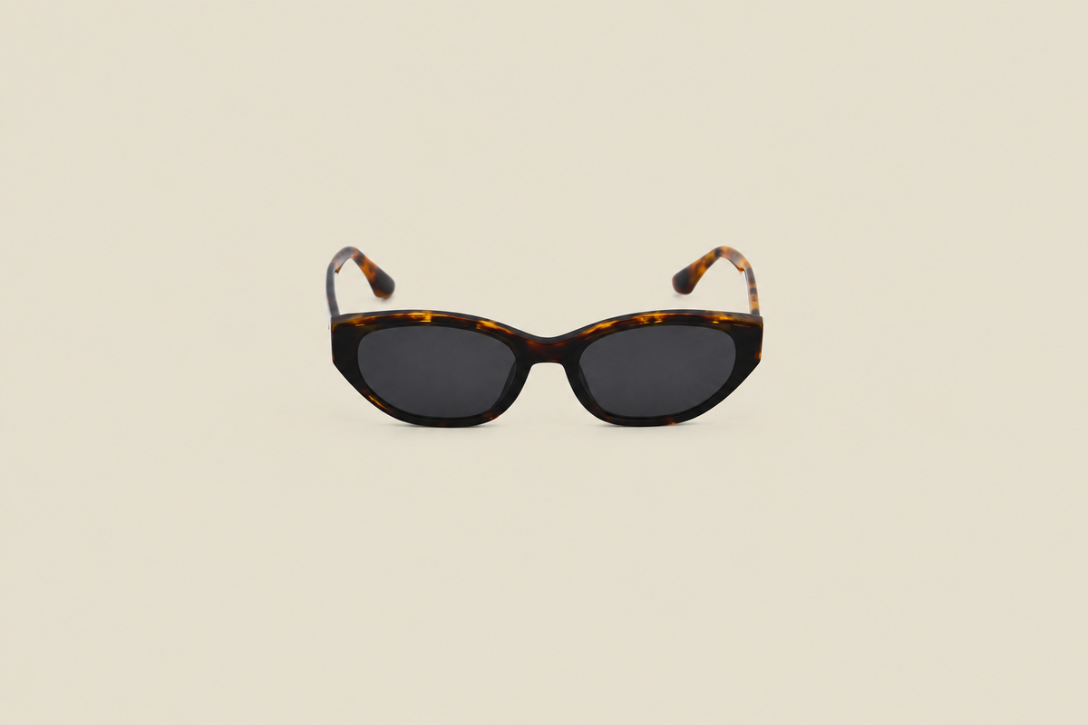 TUDI Lune Havana eyewear, front view