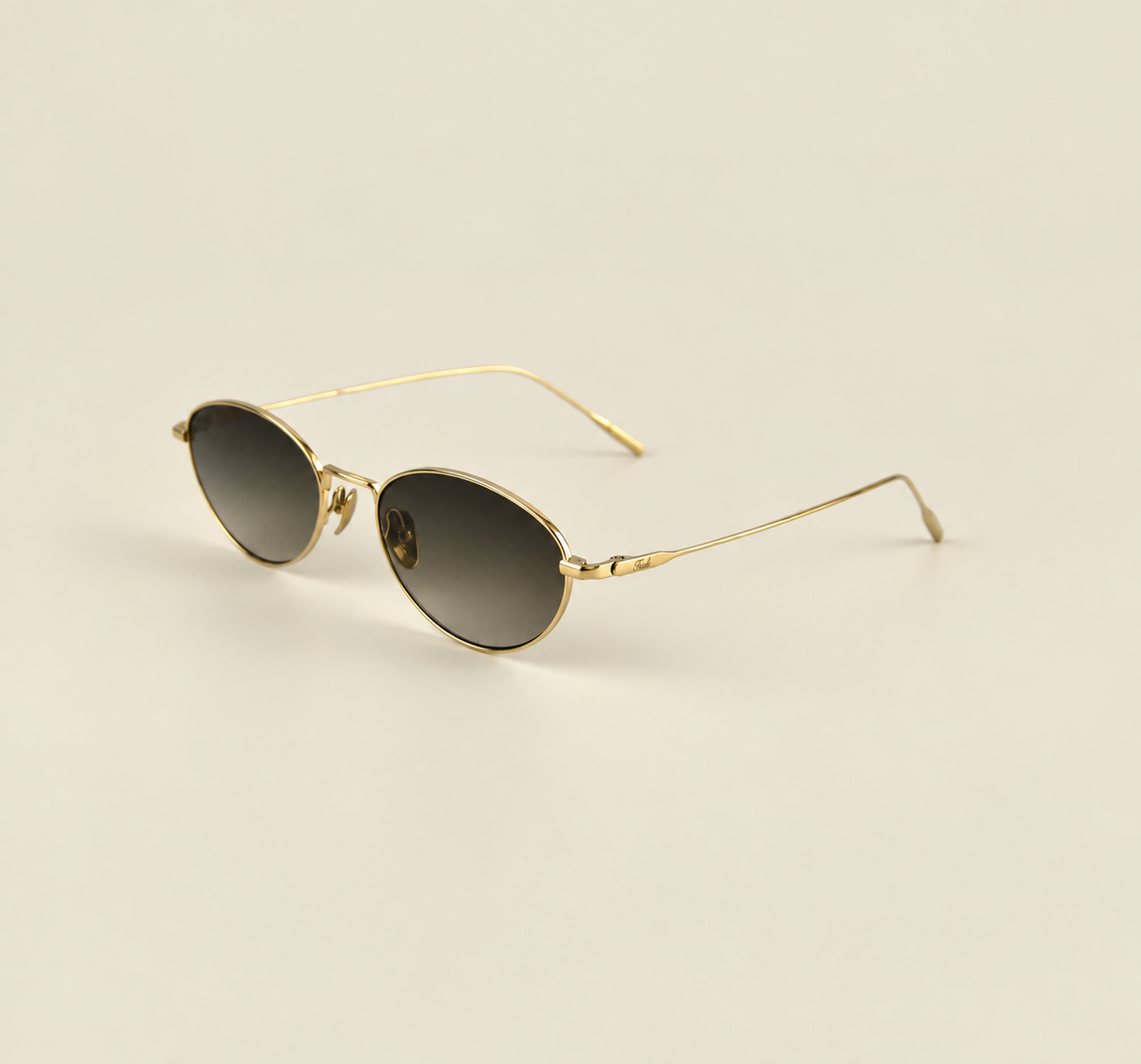 TUDI Martini Gold Black eyewear, three-quarter view