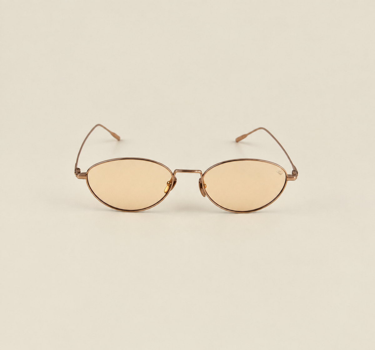 TUDI Martini Rose Gold Orange eyewear, front view