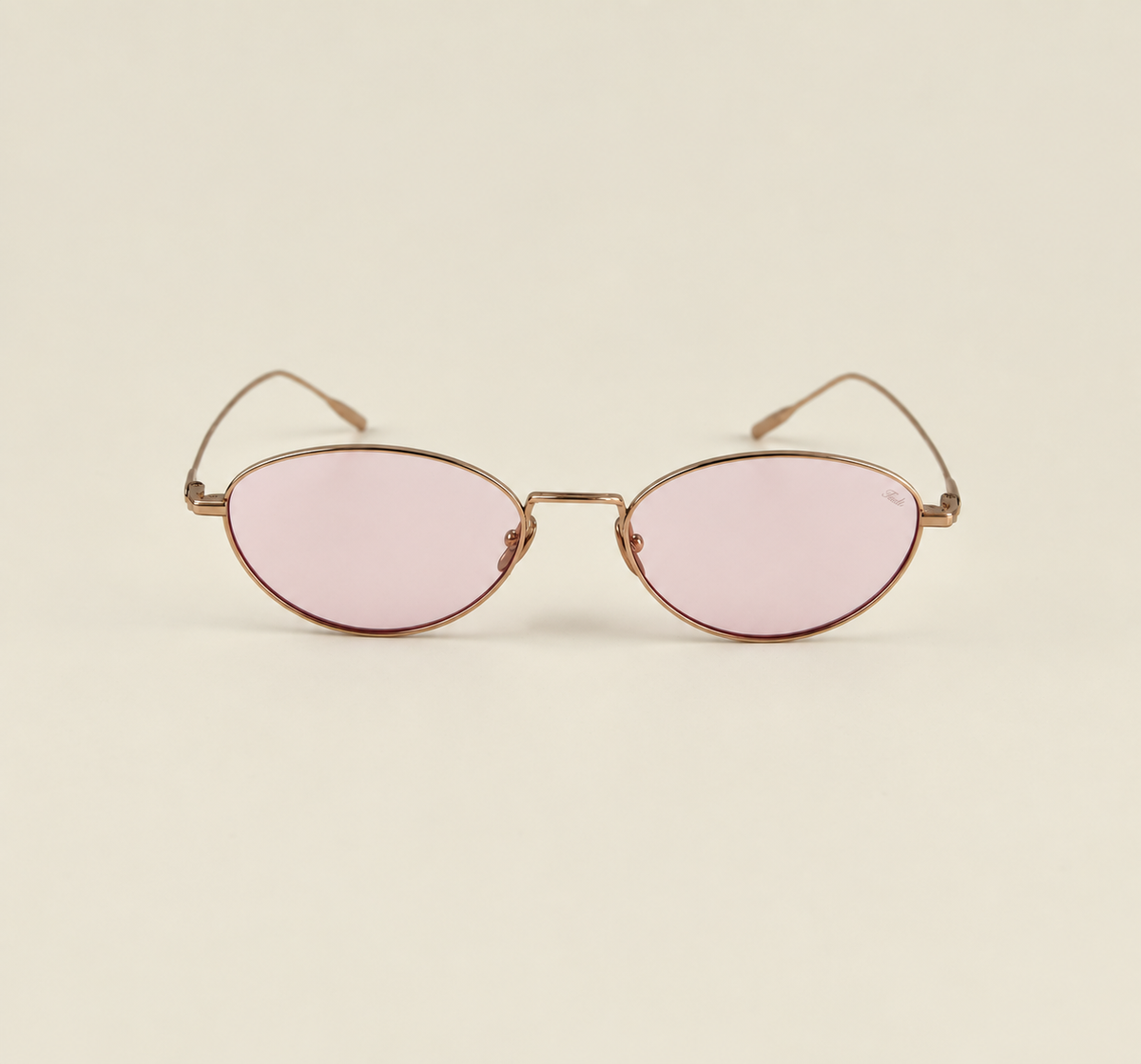 TUDI Martini Rose Gold Pink eyewear, front view