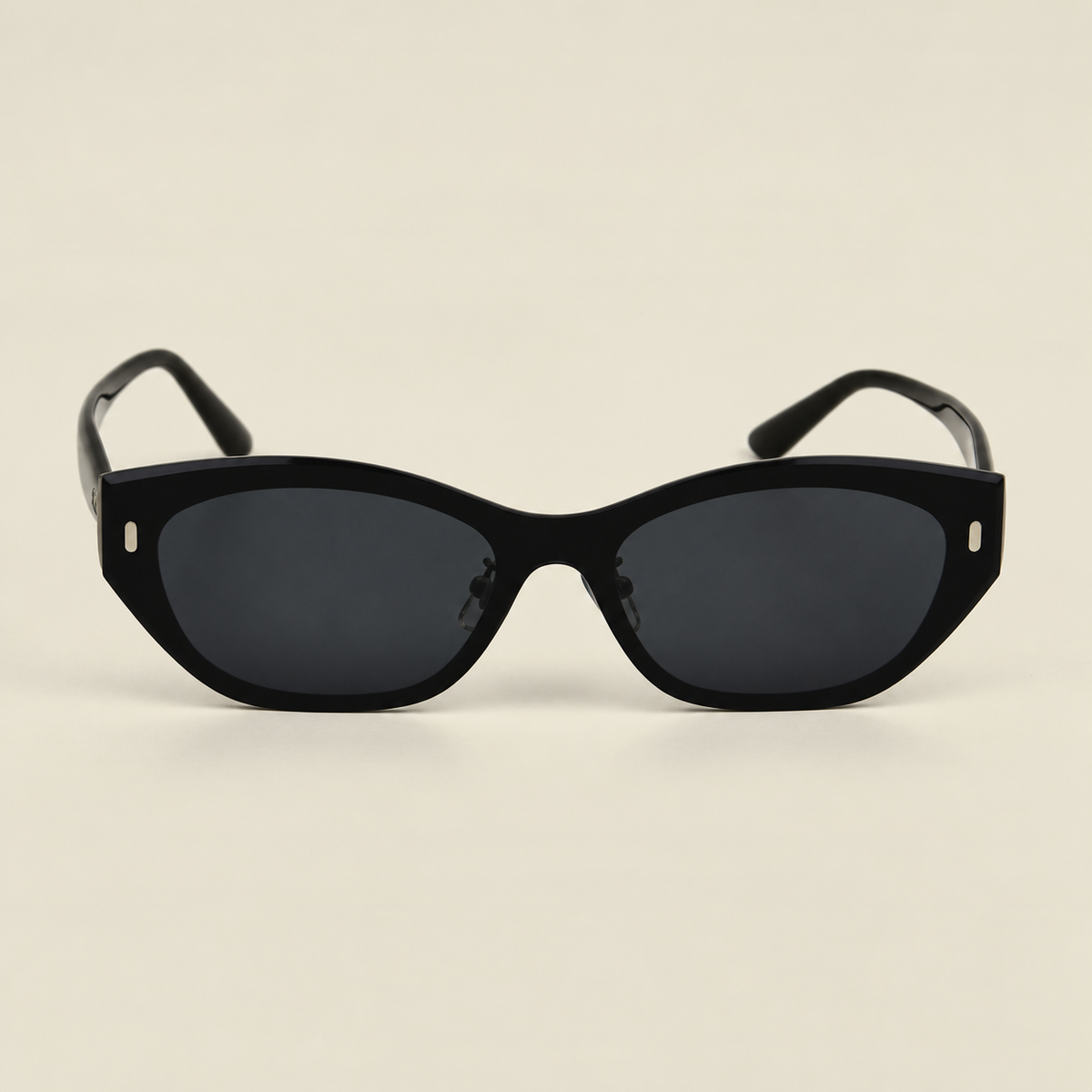 TUDI Molly Black - Green eyewear, front view