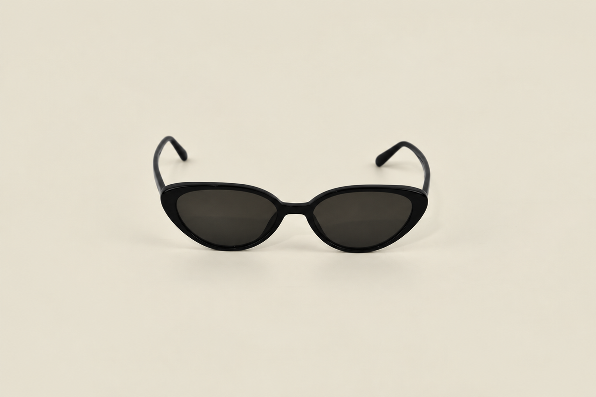 TUDI Nuna Black eyewear, front view