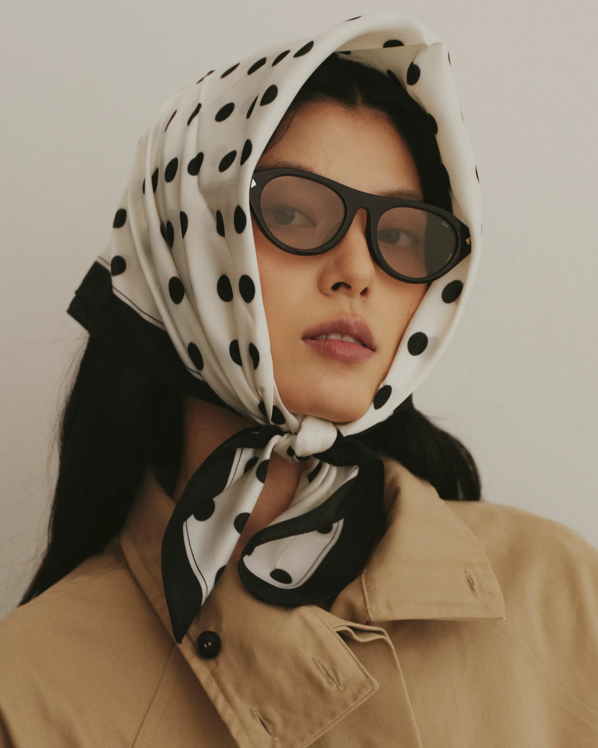 TUDI Rocky eyewear, lifestyle, black frame; pale tinted lenses